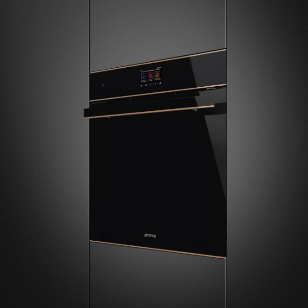 SOP6604TPNR 60cm Dolce Stil Novo Pyrolytic Oven with VIVOScreen Copper main 2