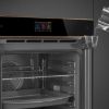SOP6604S2PNR 60cm Dolce Stil Novo Pyrolytic SteamOne Oven Copper Trim controls