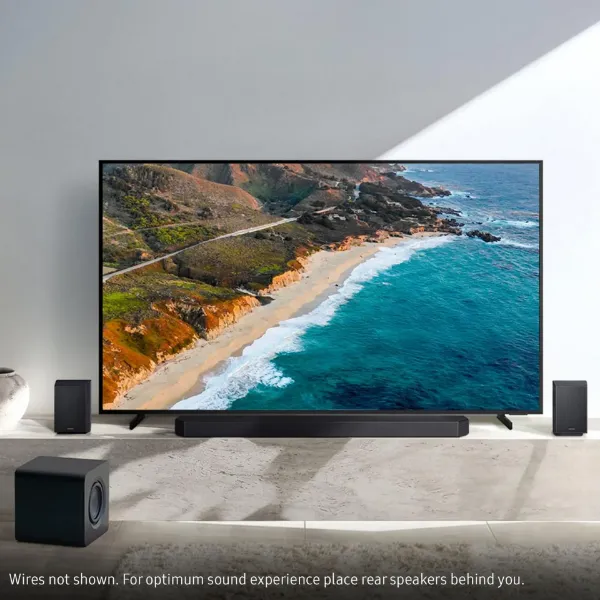 Samsung HW-Q930F/XU 9.1.4ch Q-Series Soundbar with Subwoofer & Rear Speakers - Titan Black_room view