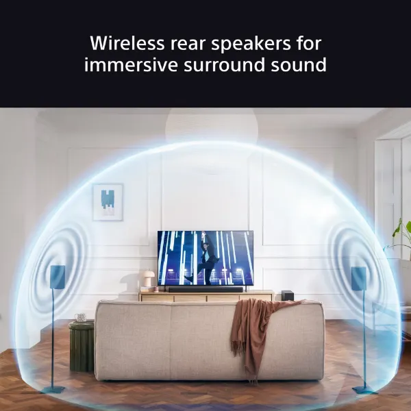 Sony SARS8.CEJ  Home Theatre / Wireless Rear Speakers - Black_surround sound 1