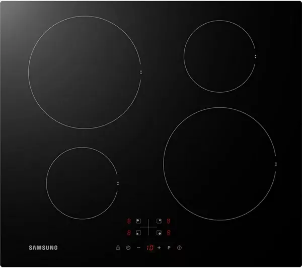 Samsung NZ64F3NM1AB/UR 59cm Induction Hob - Black_full view