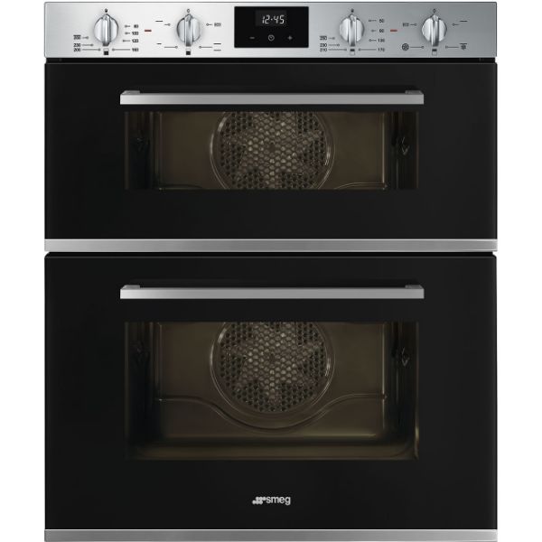 Smeg DUSF400B Cucina Under Counter Double Oven Black