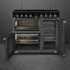 Smeg CX93IMBL 90cm Concert Electric Range Cooker with Induction Hob open