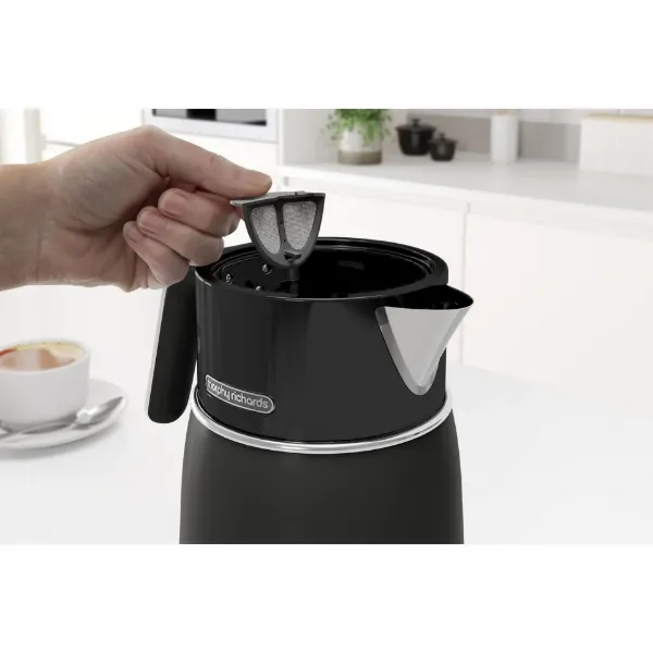 Morphy Richards 100744 1.5 Litres Signature Matt Jug Kettle - Black_kit