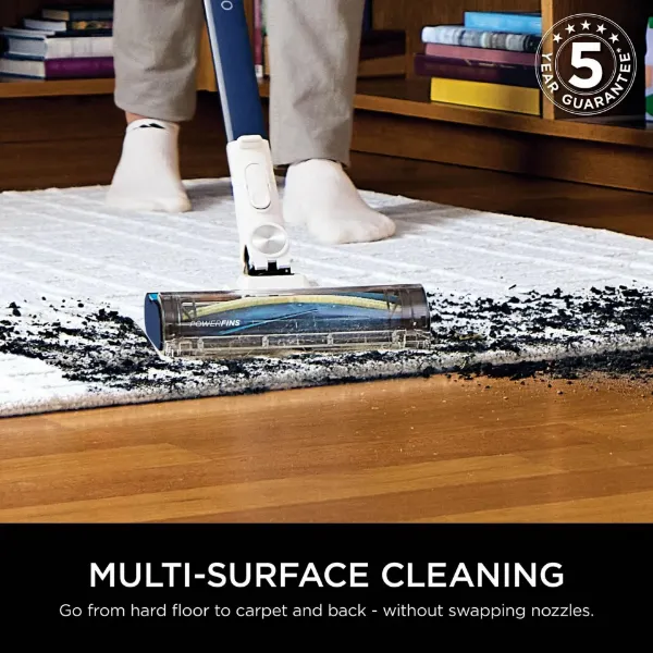 Shark IZ380UK PowerPro Cordless Stick Vacuum Cleaner - 50 Minutes Run Time - Navy Metallic_multi surface