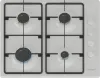 Bosch PBP6B2K60 Series 2, Gas hob, 60 cm, Enamel, White main