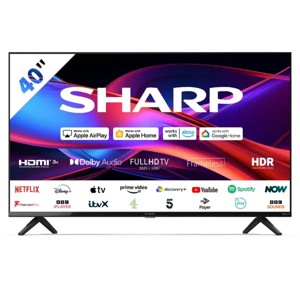 Sharp 2T-C40GD2225K 40" Full HD Frameless Smart Roku TV_product