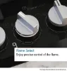 Bosch PPM9A6I40 Series 6, Gas hob, 90 cm, Tempered glass, Black feature 3