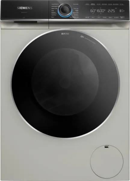 Siemens WG56B2A3GB iQ700 10kg 1600 Spin Washing Machine in Silver Inox_main