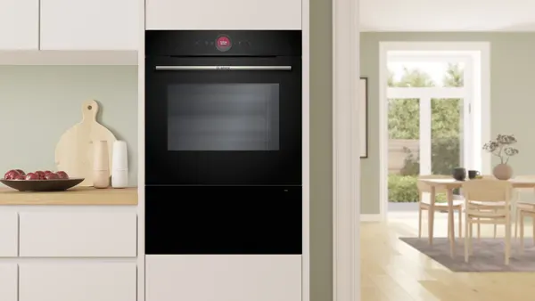 Bosch BID7101B1B Series 8, Built-in warming drawer, 60 x 29 cm, Black main 2