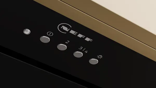 Neff D75NAC1S0B N 70 Canopy cooker hood 70 cm Black controls