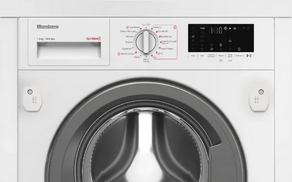 Blomberg LWI284421 8kg 1400 Spin Integrated Washing Machine_controls