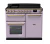 Rangemaster 18235 Estel Deluxe 100 Induction Range Cooker in Heather with Antique Brass Trim - ESDL100EIPHTH/AB1_main