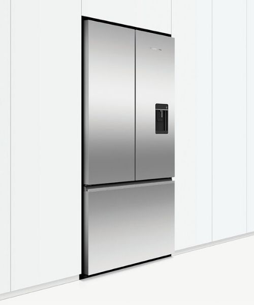Fisher & Paykel RF540ANUX6 Fridge Freezer French Door 900mm_side