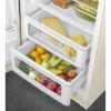 Smeg FAB28LCR6UK 60cm 50s Style Left Hand Hinged Fridge with Icebox in Cream_drawers