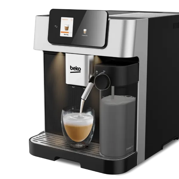 Beko CEG7348X CaffeExperto Bean to Cup Fully Automatic Espresso Machine - Silver_angled