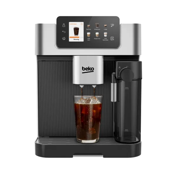 Beko CEG7348X CaffeExperto Bean to Cup Fully Automatic Espresso Machine - Silver_front