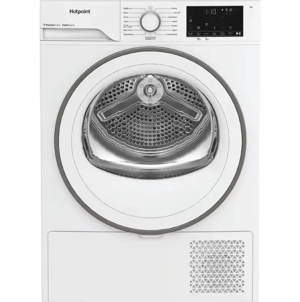 Hotpoint CHD93MWWUK 9kg 60cm Heat Pump Tumble Dryer with PetHairCare_main
