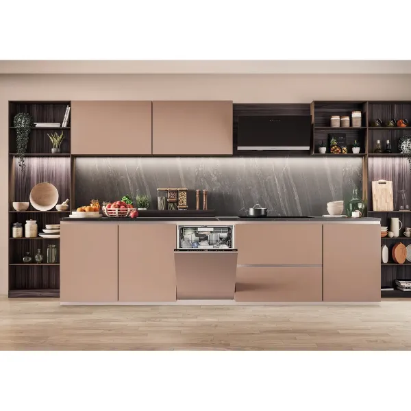 Hotpoint Hydroforce H8I HT59 LS UK Built in 14 Place Setting Dishwasher_room view