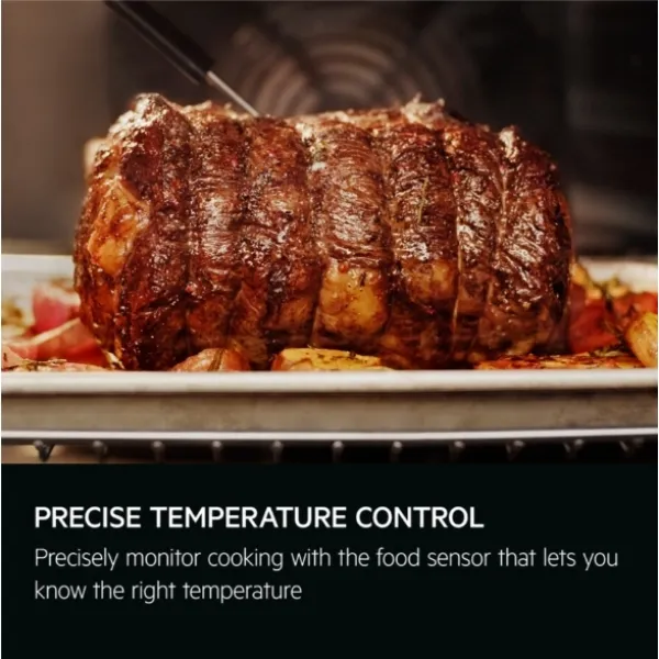 AEG TS6PB521AB 6000 SenseCook Pyrolytic Self Clean Built-in Oven_precise temperature control