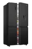 Hisense RS840N4WFE 60/40 91cm Frost Free American Fridge Freezer - Black Stainless Steel_door open