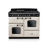 Rangemaster 14216 Classic OC 110 Dual Fuel Range Cooker in Pale Cream with  Chrome Trim   - CLO110DFPPCR/CM1