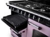 Rangemaster 17819 Classic Deluxe OC 110 Dual Fuel Range Cooker in Heather with Chrome Trim - CLDLO110DFPHTH/CM1_grill