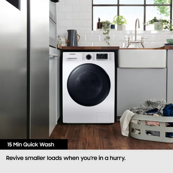 Samsung WW11DG5B25ABEU 11kg 1400 Spin Washing Machine - Black_quick wash