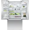 Fisher & Paykel RF610ADX6 French Door Fridge Freezer – 900mm Stainless Steel_open