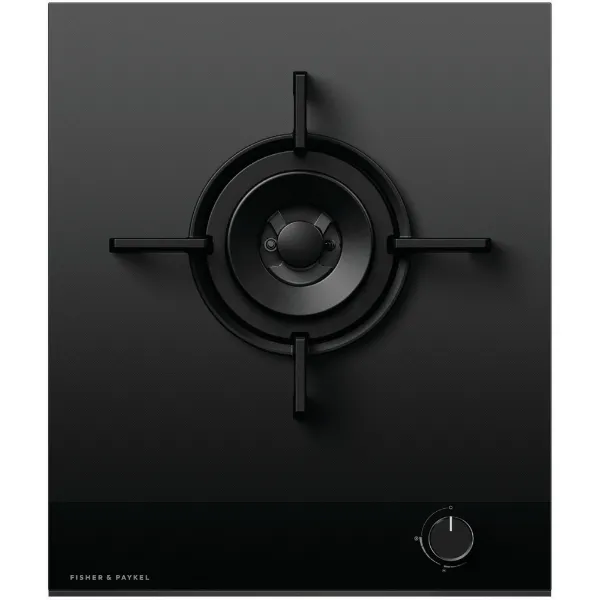 Fisher & Paykel CG451DLPGB4 45cm 'Gas on Glass' Wok Burner - Black