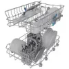 Indesit IN2ID10CS80UK Slimline Integrated Dishwasher - White drawers
