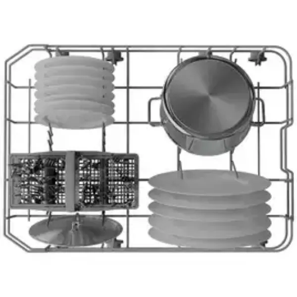 Indesit IN2ID10CS80UK Slimline Integrated Dishwasher - White drawers 2