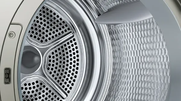 Siemens WQ46H2DXGB Heat Pump Tumble Dryer in Silver Inox_drum