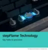 Siemens EP9A6MI40 90cm Gas Hob in Black_stepflame technology
