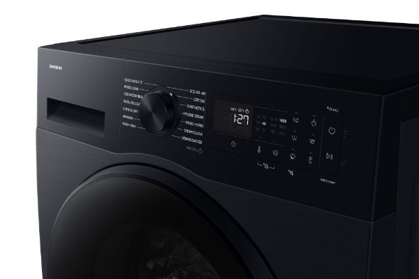 Samsung WD11DG5B15BBEU Series 5 AI Energy 11kg/6kg 1400 Spin Washer Dryer - Black_controls