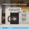 Samsung WD11DG5B15BBEU Series 5 AI Energy 11kg/6kg 1400 Spin Washer Dryer - Black_smart things