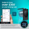 Samsung WW90DG6U85LBU1 Series 6 AI Energy 9kg 1400 Spin Smart Washing Machine - Black_ai energy mode