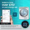 Samsung DV90T6240LB/S1 9kg AI Energy Smart Heat Pump Tumble Dryer in Black_ai energy mode