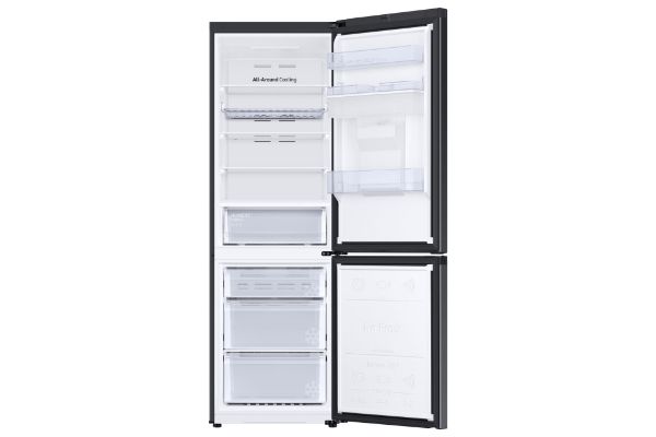Samsung RB34C632EBN/EU 59.5cm 60/40 SpaceMax 341L Frost Free Fridge Freezer - Black_interior empty