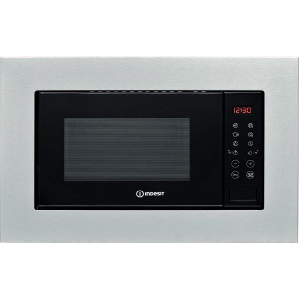 Indesit MWI 120 GX UK Built In Microwave and Grill - Stainless Steel main