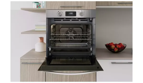 Indesit IO 278P1 X UK Built In Single Electric Oven - S/Steel open 3