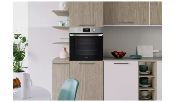 Indesit IO 278P1 X UK Built In Single Electric Oven - S/Steel main 2
