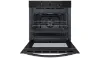 Indesit IO 233 B UK Click&Clean Electric Single Fan Oven - Black open