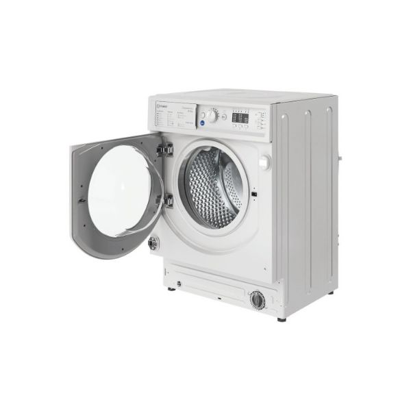 Indesit BI WDIL 861485 UK Push&Go 8/6kg Integrated Washer Dryer open 2