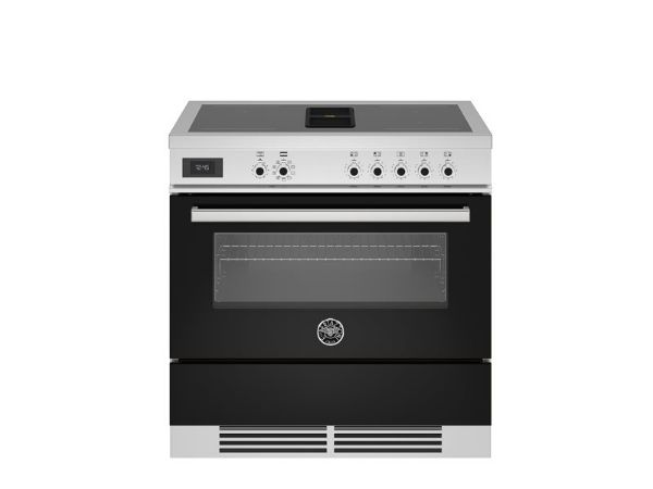 Bertazzoni Professional 90cm Single Aspirational Induction Range Cooker in Nero