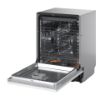 LG DB273TX QuadWash™ Full Size Integrated Dishwasher with 14 Place Settings_open door