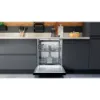 Hotpoint H3B L626 B UK Semi Integrated 14 Place Settings Dishwasher - Black open