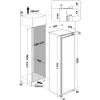 Hotpoint HTSD18F013H1 Integrated No Frost Tall Freezer with Active Fresh dimensions