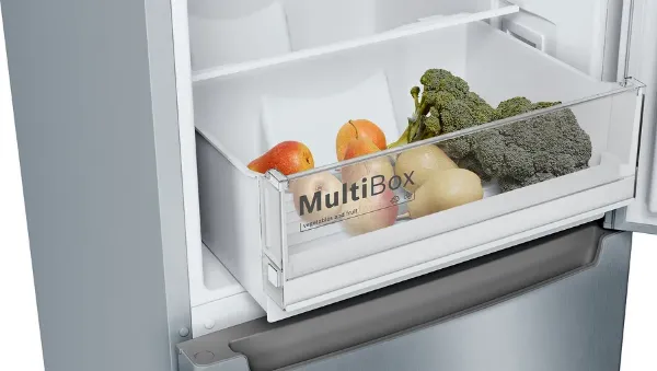 Bosch KGN34NLEAG Freestanding Fridge Freezer in Stainless Steel Look