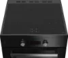 Beko BDI6C65 60 cm Double Oven Electric Cooker with Induction Hob – Black